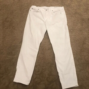 Gap white jeans 31 31s short petite cropped